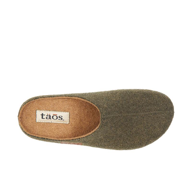 Birkenstock Woollery Clog Træsko Dame Olivengrøn | DK 312DFM